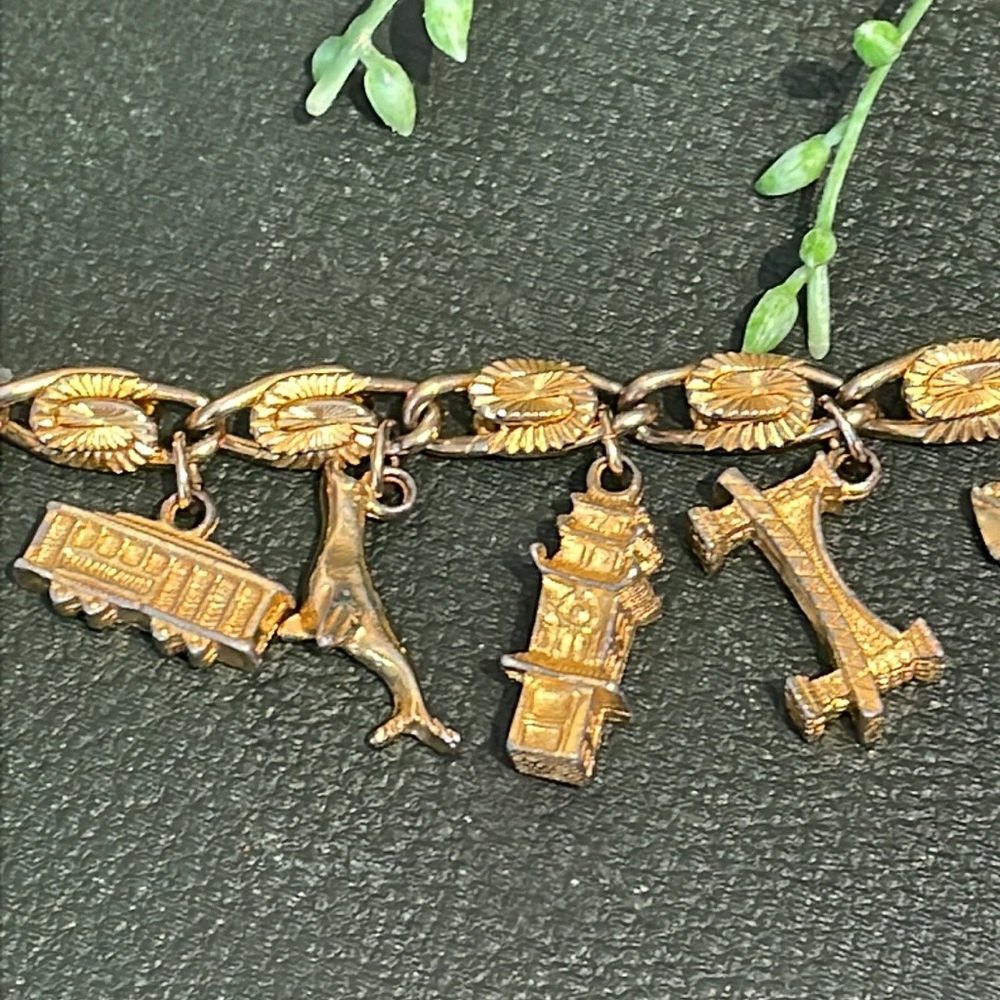 Vintage San Francisco Charm Bracelet